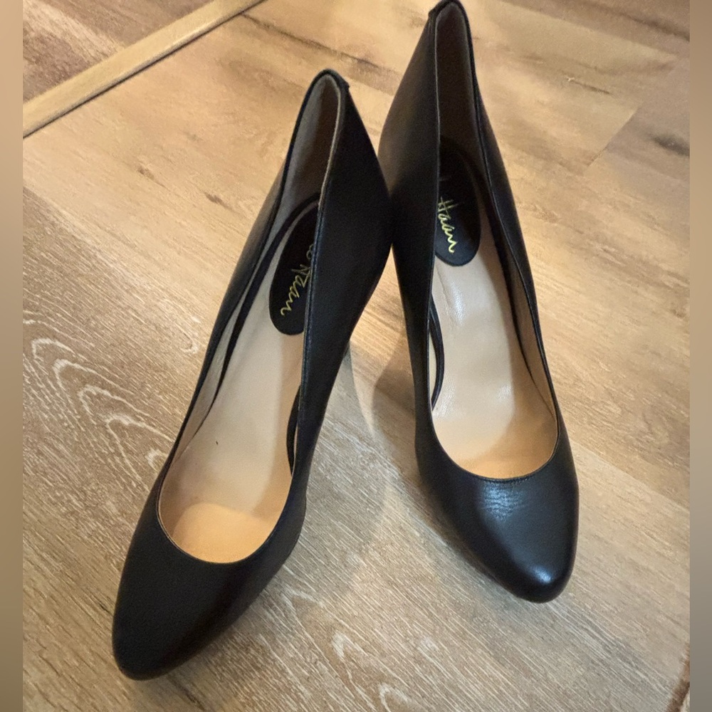 Classic Black Leather Heels by Cole Haan